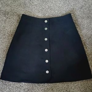 H&M Divided Black mini skirt, US size 0,